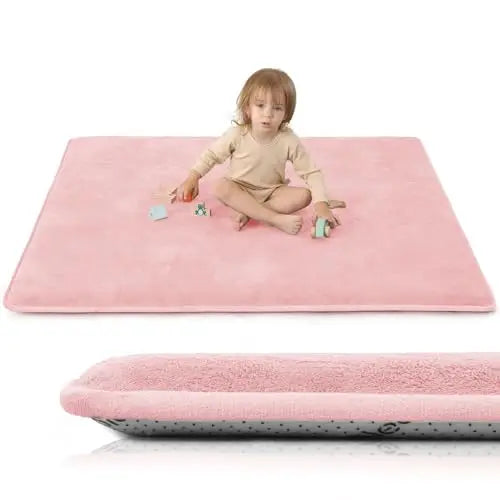 PaPaMat Non Slip Baby Play Mat Solid Carpet Living Room