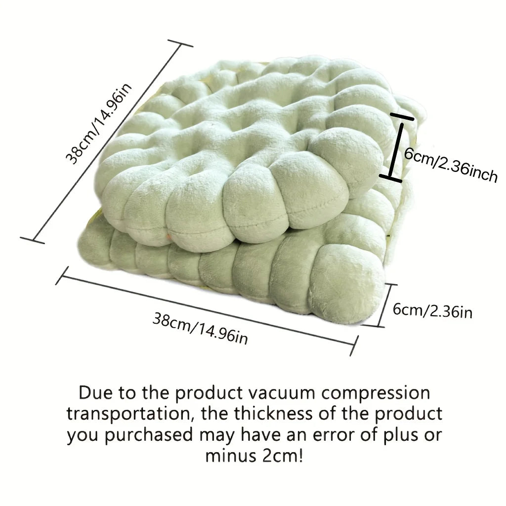 Biscuit Shape Plush Cushion Pillow For Home Or Office Use