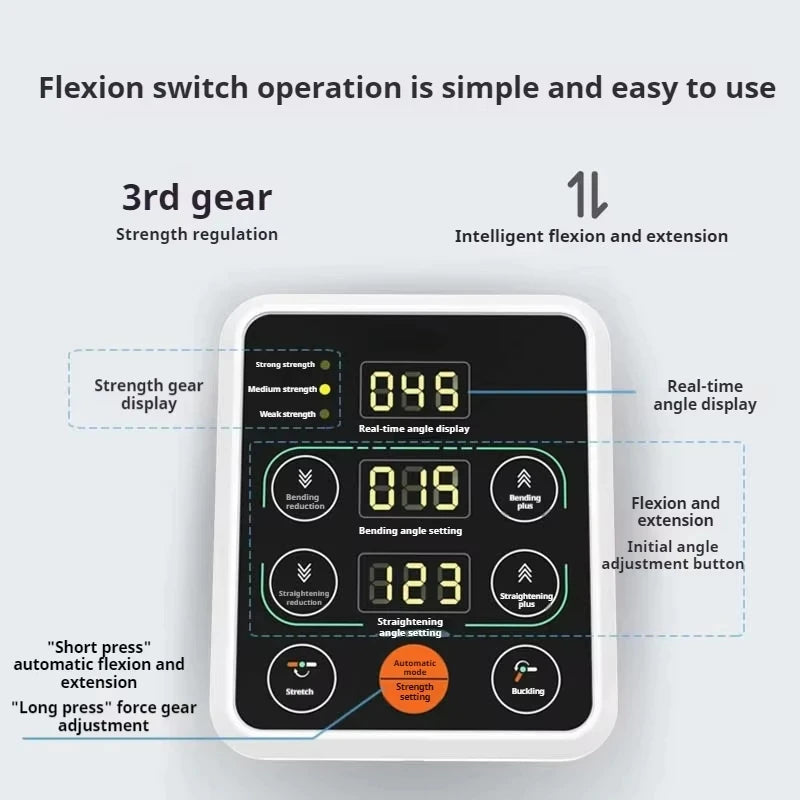 Intelligent Knee Rehabilitation Training Device For Leg Stiffness Relief