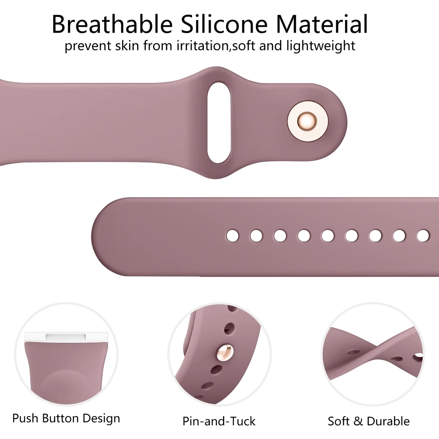 Tobfit Silicone Watch Band for Fitbit Versa Lite and Sense