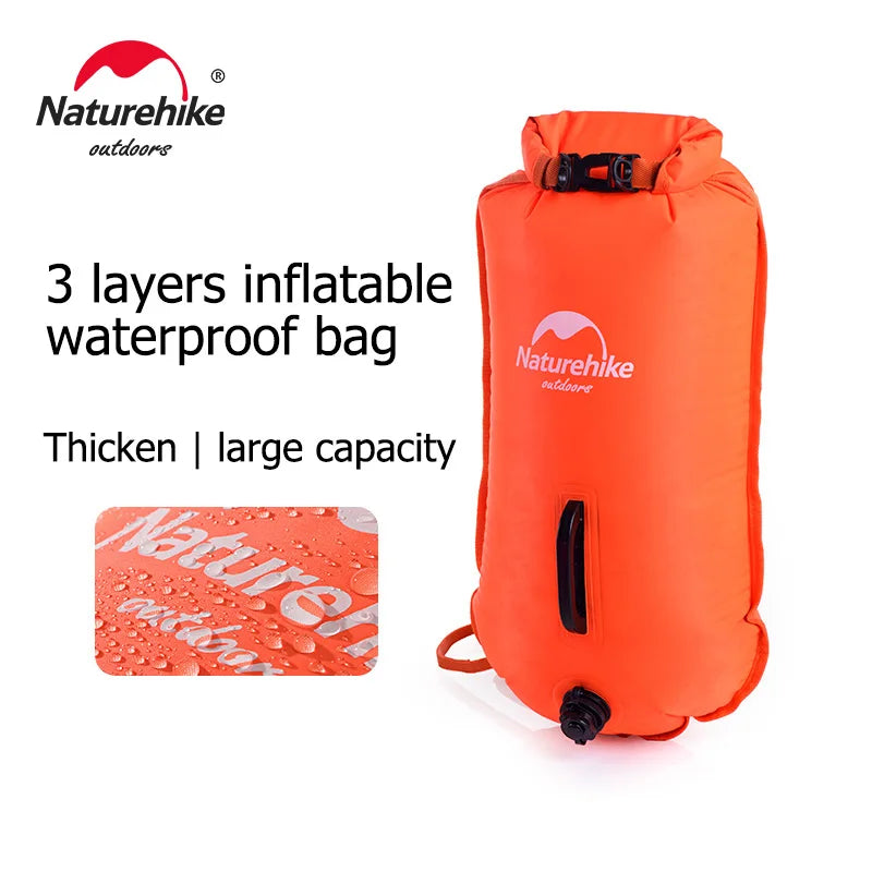 Naturehike Inflatable Swimming Buoy Waterproof Dry Storage Bag