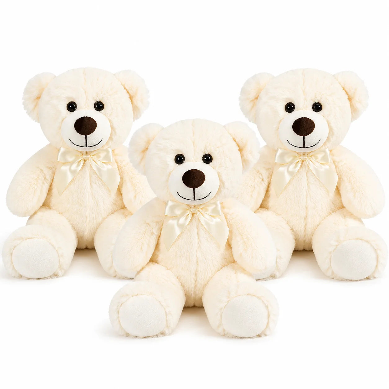 SNOWOLF Teddy Bear Plush Toy Gift For Girls Soft Huggable
