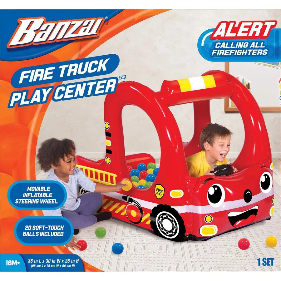 Rescue Fire Team Play Center Ball Pit With 20 Balls