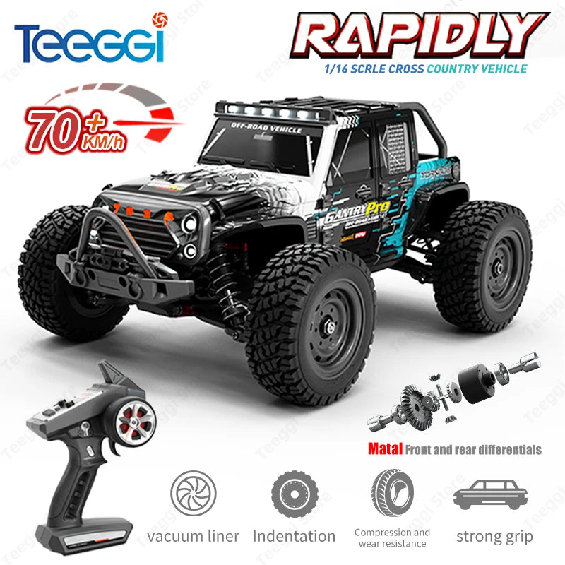 Teeggi 16103 4WD High Speed Off-Road Remote Control Truck