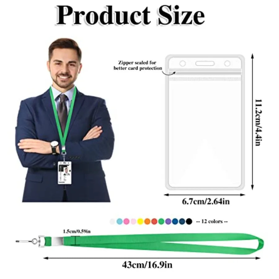 Lanyards for ID Badges Waterproof ID Badge Holder Cruise Essentials