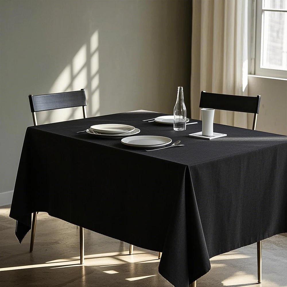 READOR 12Pcs Rectangle Polyester Tablecloths for Events