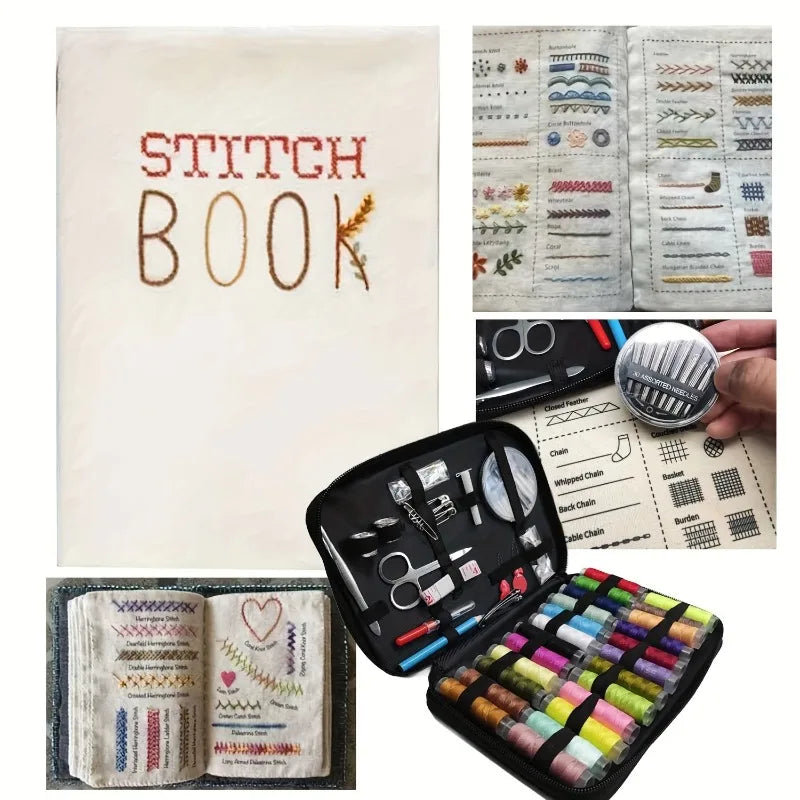 DIY Embroidery And Cross Stitch Needlework Tutorial Book