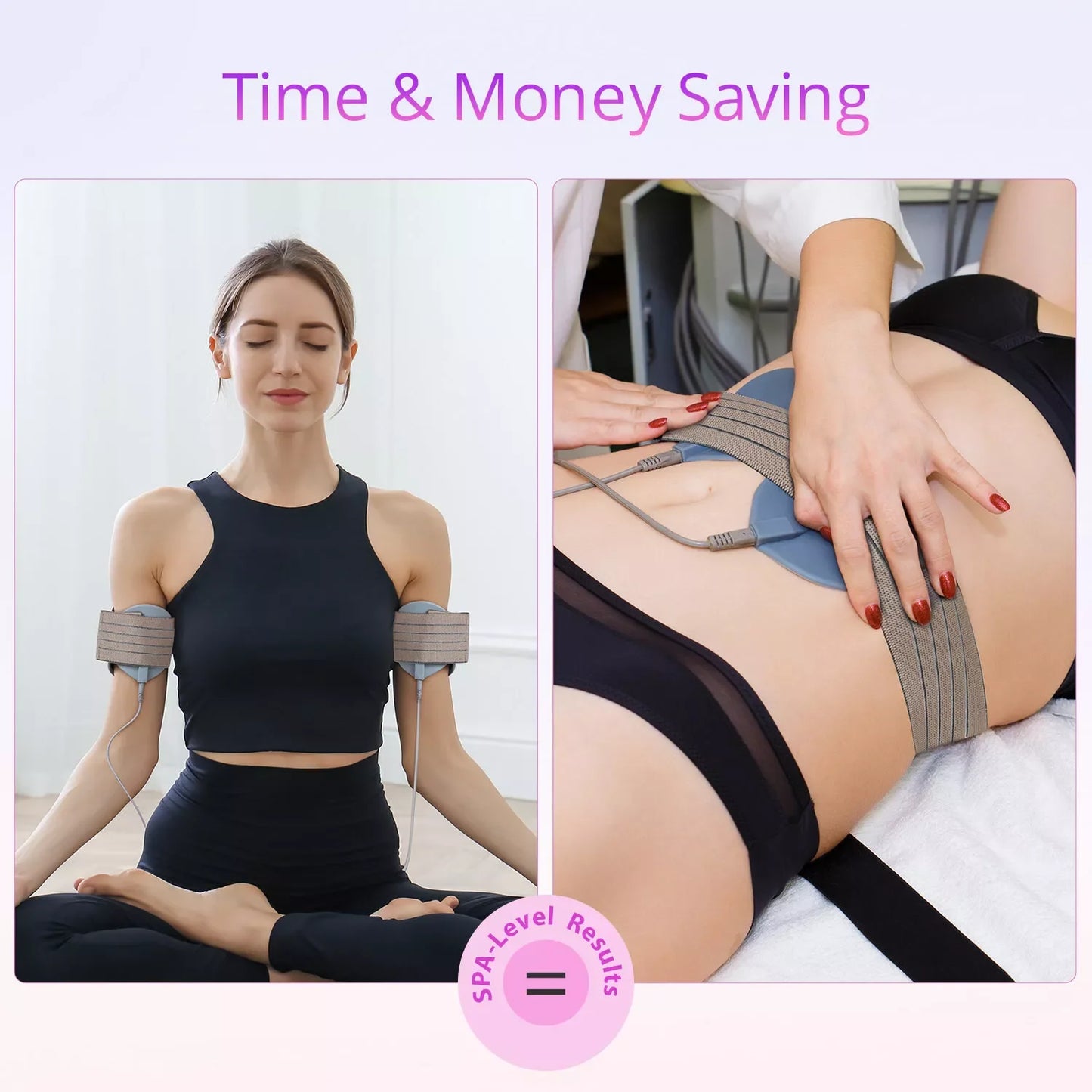 UNOISETION EMS Electromuscular Stimulation Device For Body Contouring And Relaxation