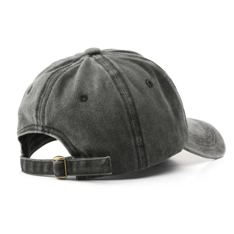 Retro Brooklyn Letter Embroidery Baseball Cap Unisex Cotton Adjustable Hat