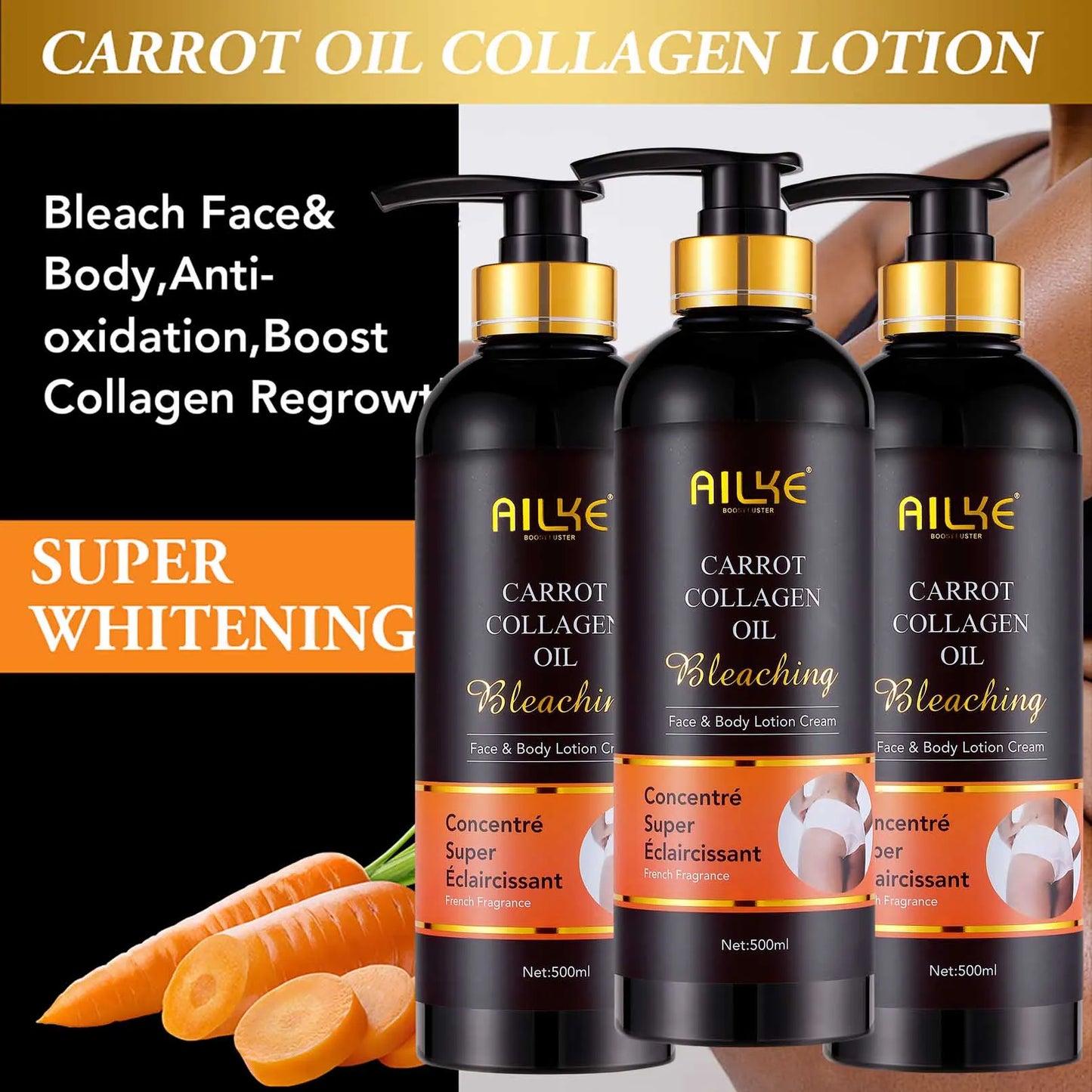 AILKE Collagen 5 in 1 Skin Care Kit Rejuvenates Face