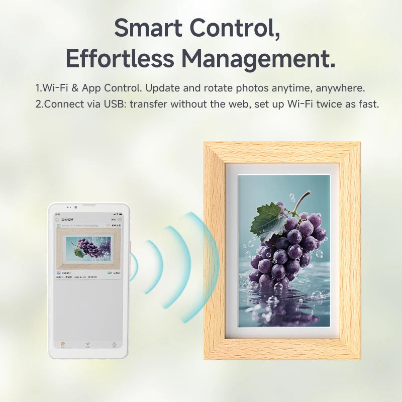 Bigme Smart E Ink Digital Picture Frame With WiFi