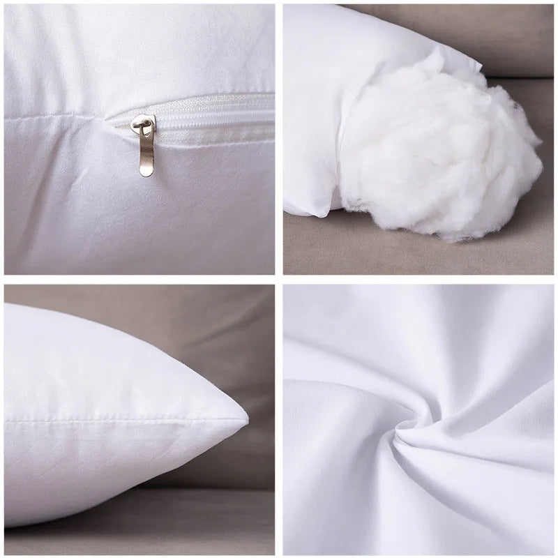 Throw Pillow Inserts Pack of 4 for Cushions and Decor