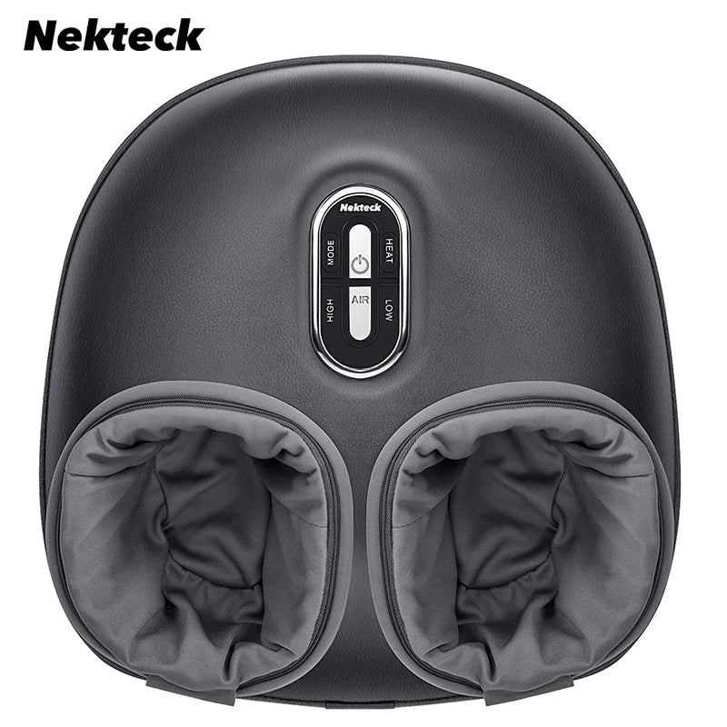 Nekteck Foot Massager - Heating Therapy With Air Compression Shiatsu Kneading For Deep Muscle Relaxation