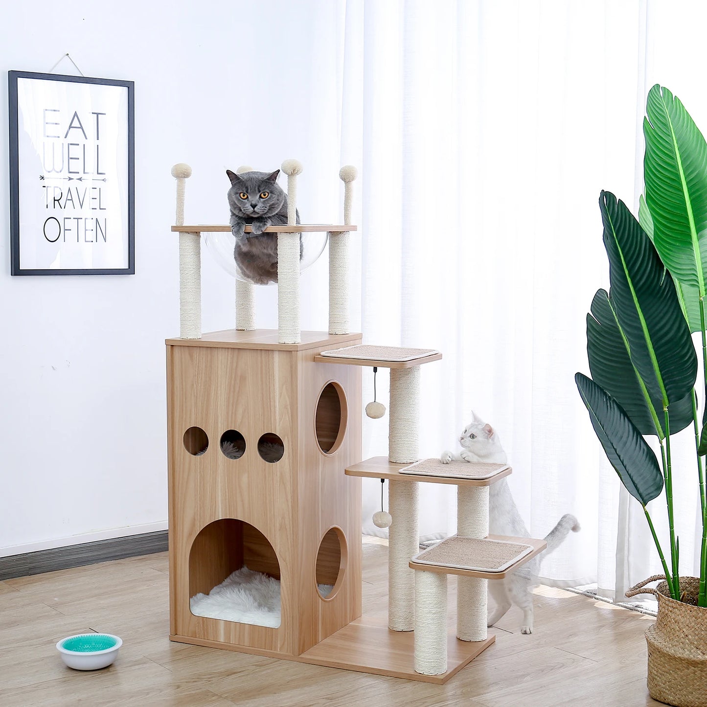 PAWZ Ro Multi Level Cat Tree Indoor Tower Scratching Posts