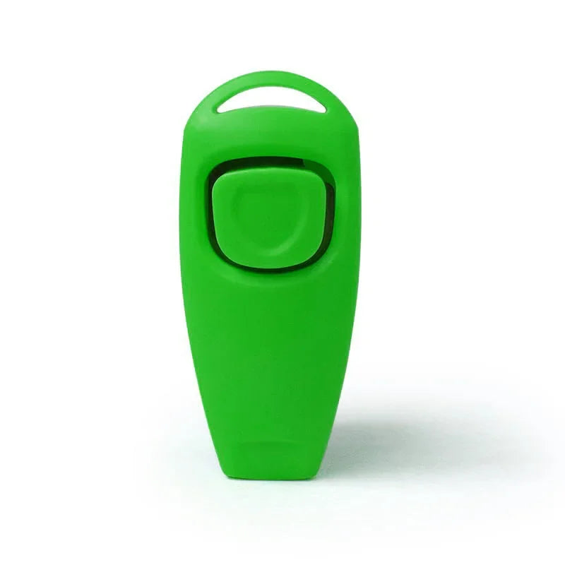 Dog Clicker And Whistle 2 In 1 Training Aid With Key Ring