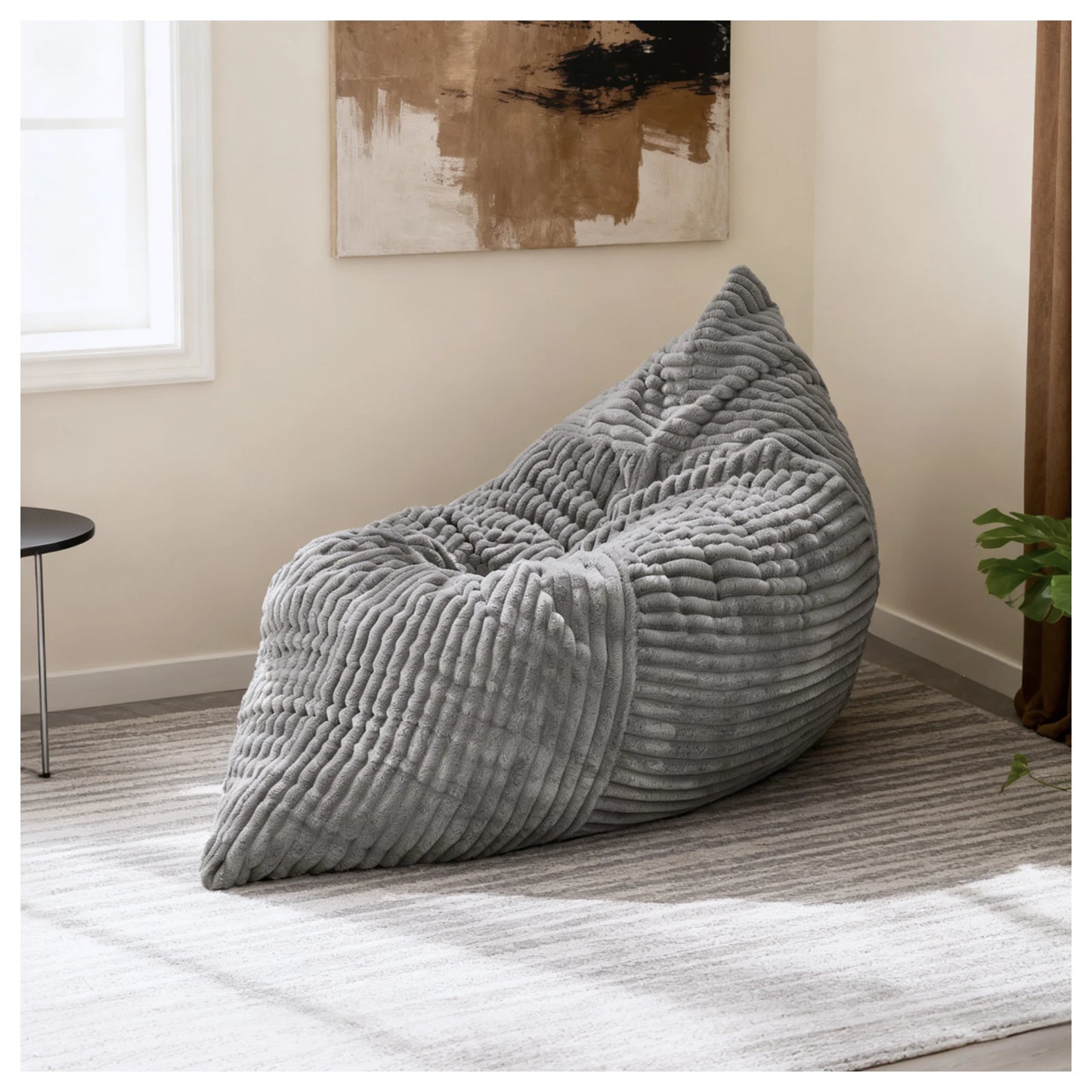 Convertible Bean Bag Chair Floor Cushion For Adults