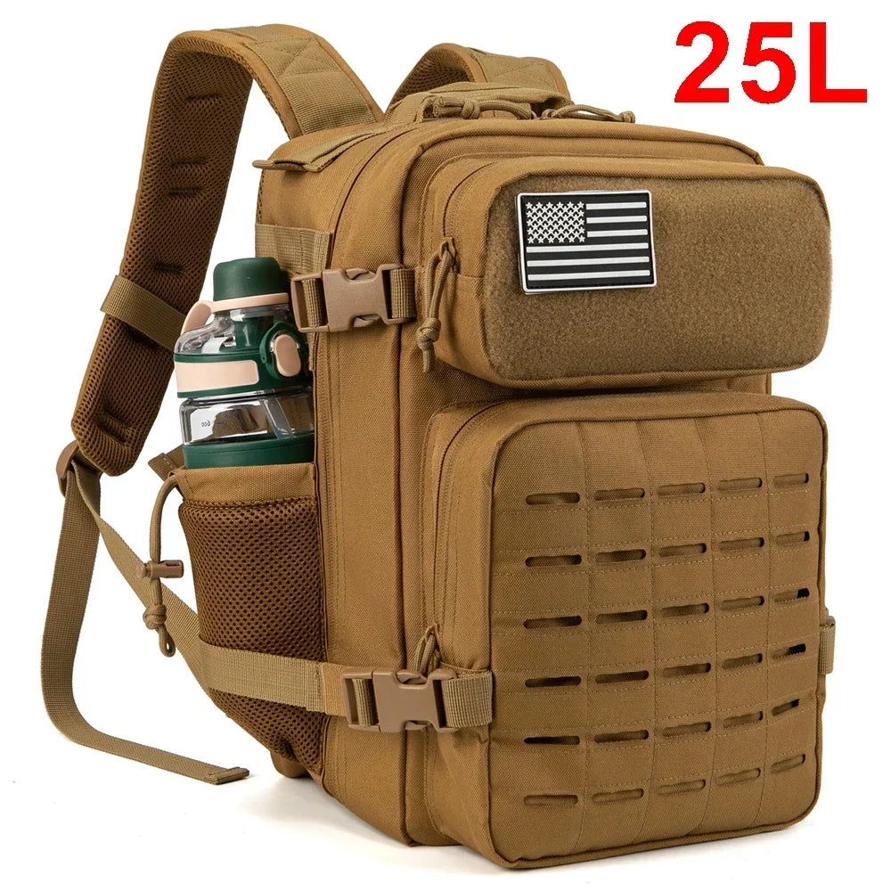 ReFire Gear Tactical Molle Bug Out Bag Dual Cup Holder