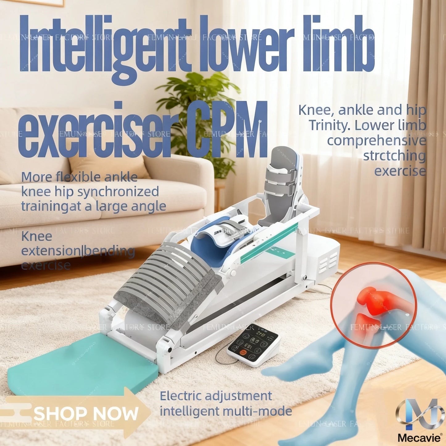 Intelligent Knee Rehabilitation Training Device For Leg Stiffness Relief