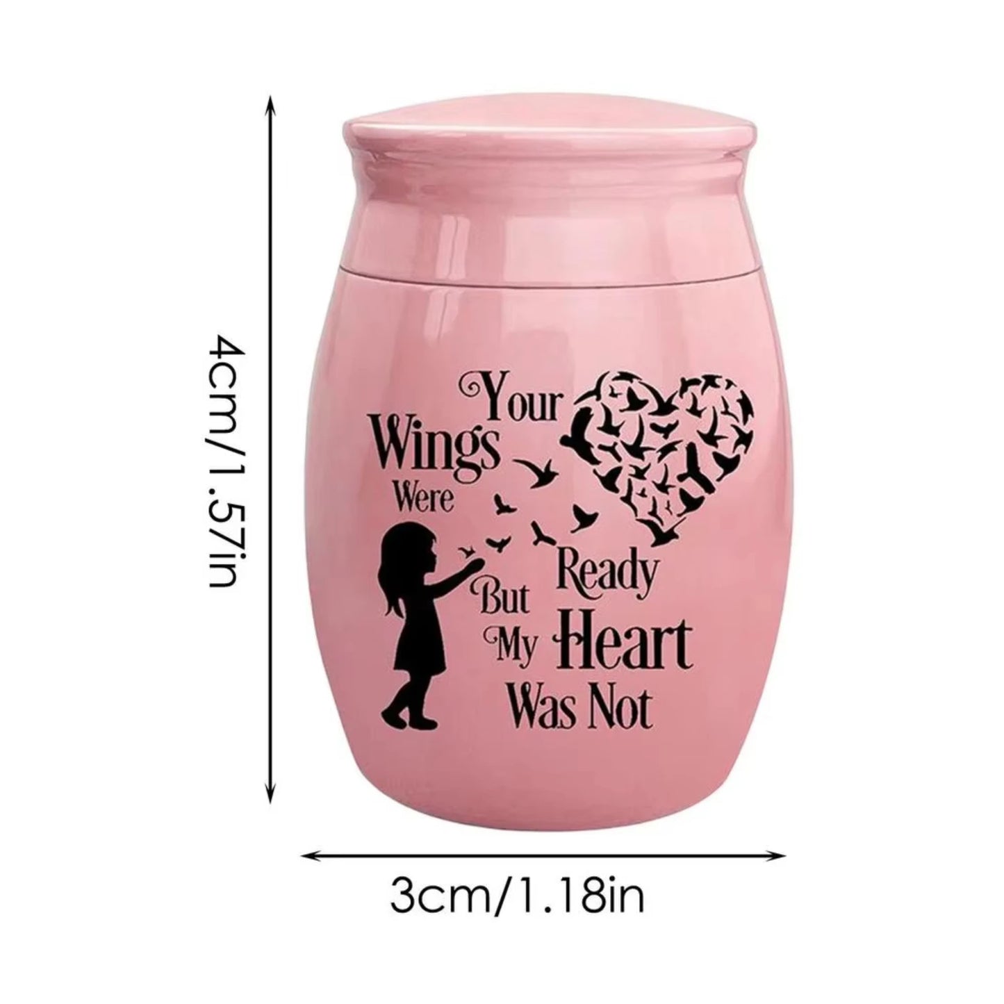 Small Pet Cremation Urn For Personalized Memorial Keepsake