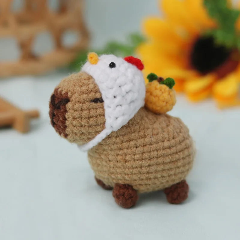 Capybara And Turtle Crochet Kit Beginner Friendly Animal Craft Set