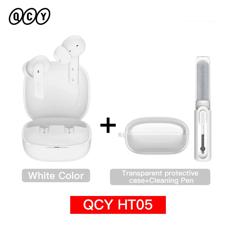 QCY HT05 ANC Wireless Earphones Bluetooth 5.2 ENC HD Call
