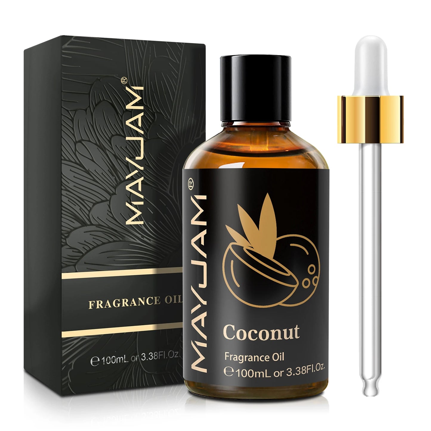 MAYJAM Coconut Vanilla Fragrance Oil for Diffuser Aromatherapy