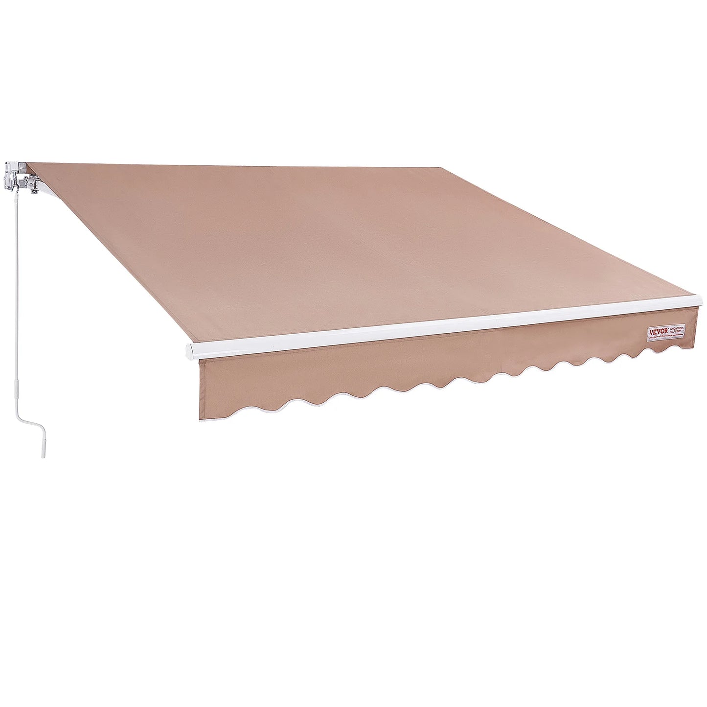 SucceBuy Manual Retractable Awning Outdoor Sun Shade for Patio Door