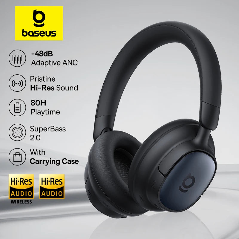 Baseus Bowie MH1 Wireless Headphones With Adaptive Hybrid Noise Cancelling
