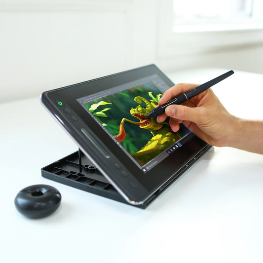 HUION Kamvas Pro Graphics Tablet With Battery Free Stylus