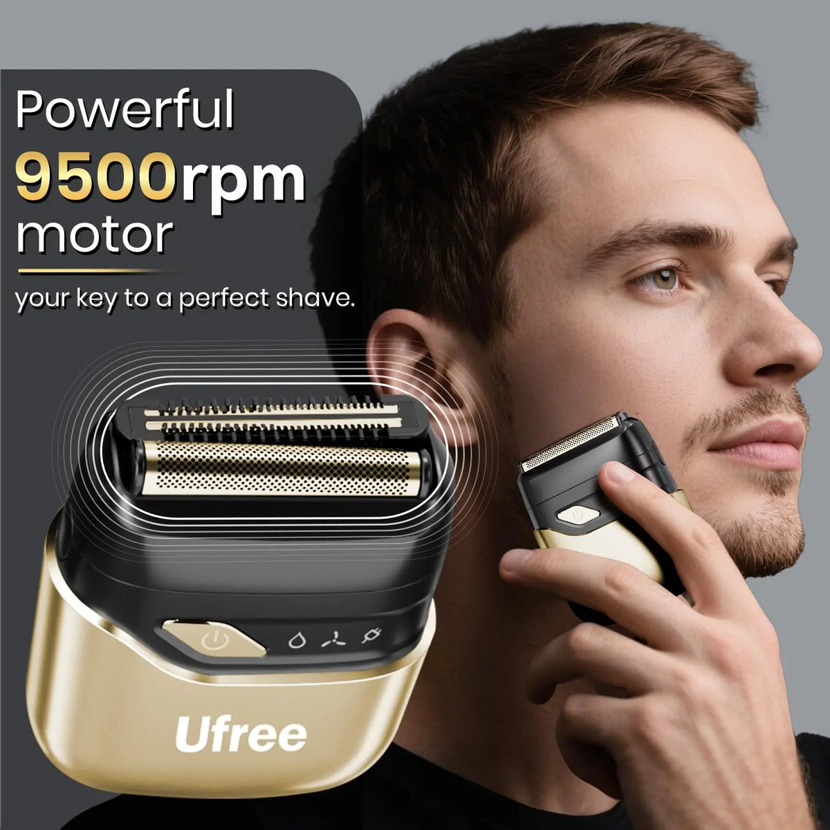 Men Electric Foil Shaver Wet Dry Cordless Rechargeable Razor
