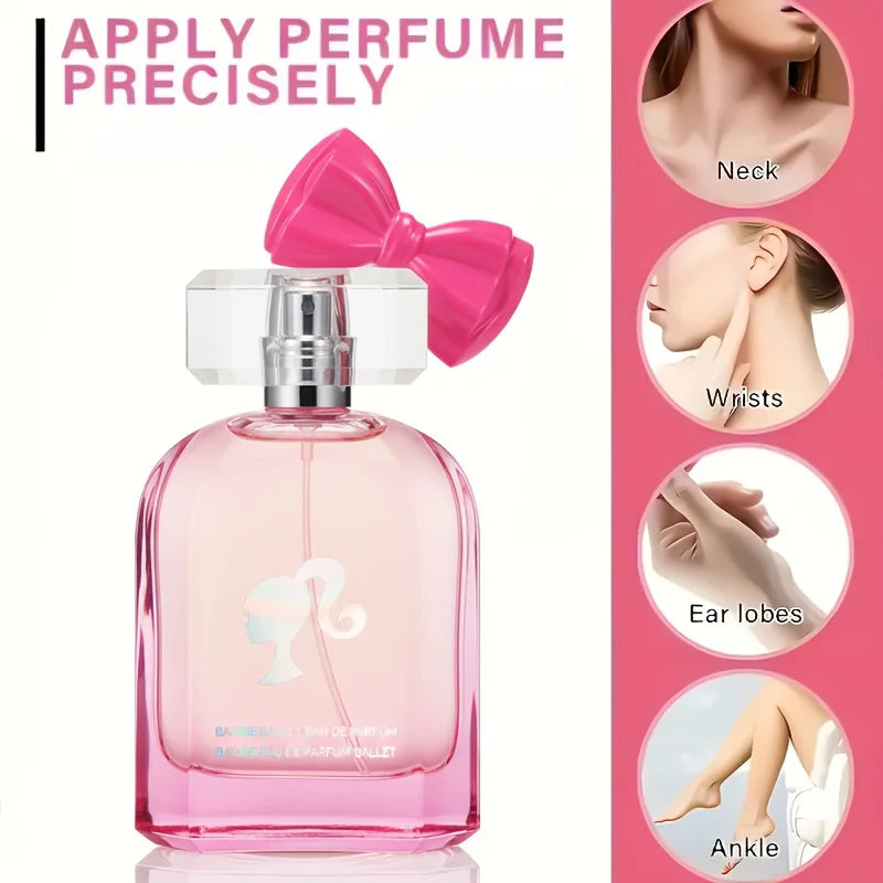 MINISO Barbie Perfume And Barbie Massage Comb Set Gift