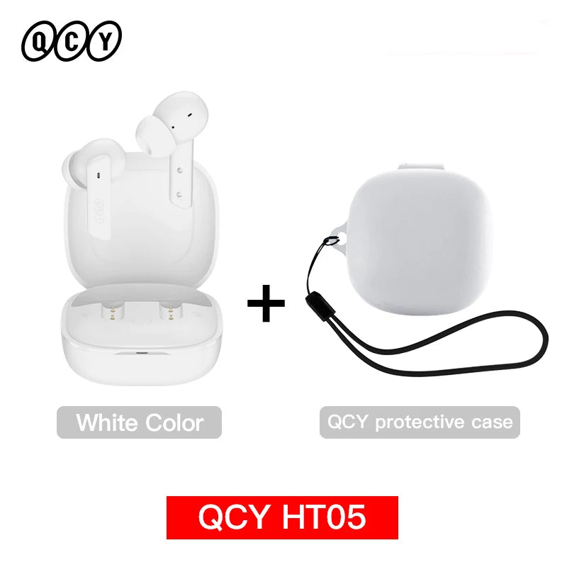 QCY HT05 ANC Wireless Earphones Bluetooth 5.2 ENC HD Call