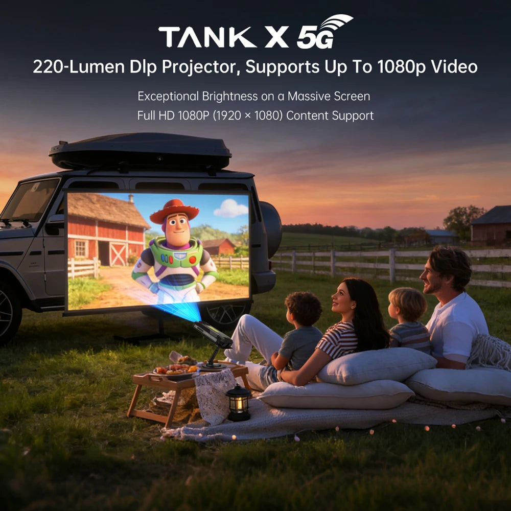 Unihertz Tank X Rugged 5G Smartphone With DLP Projection 17600mAh