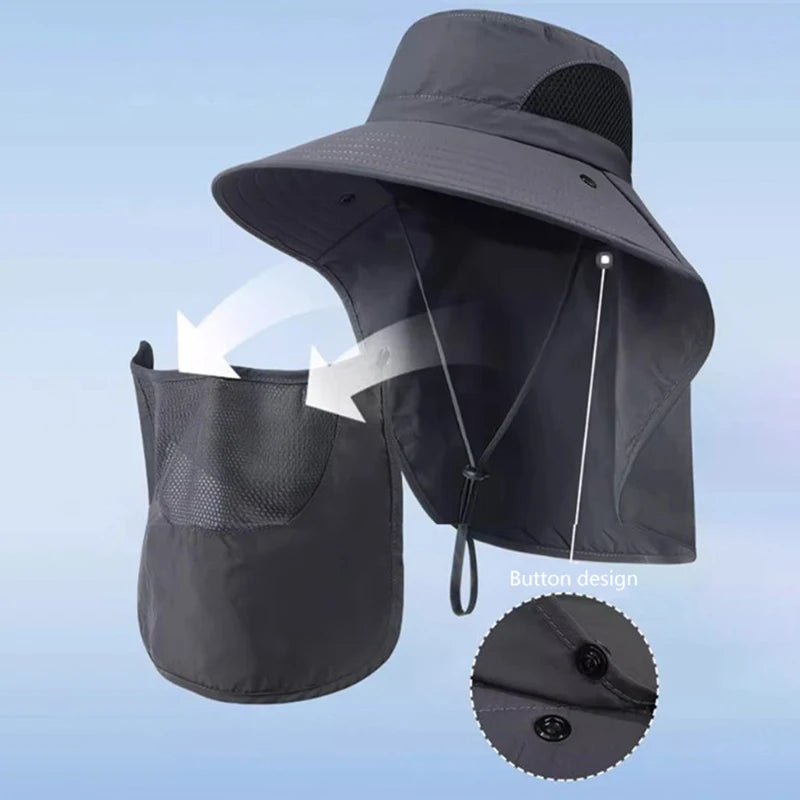 UV Protection Summer Sun Hat For Men Women Hunting Fishing