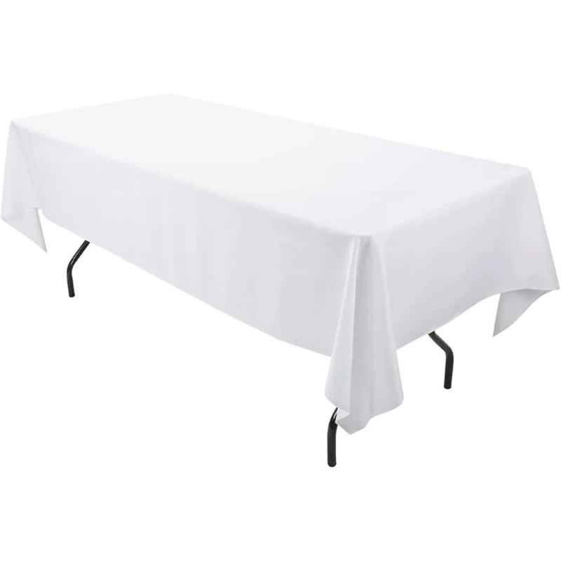 READOR 12Pcs Rectangle Polyester Tablecloths for Events