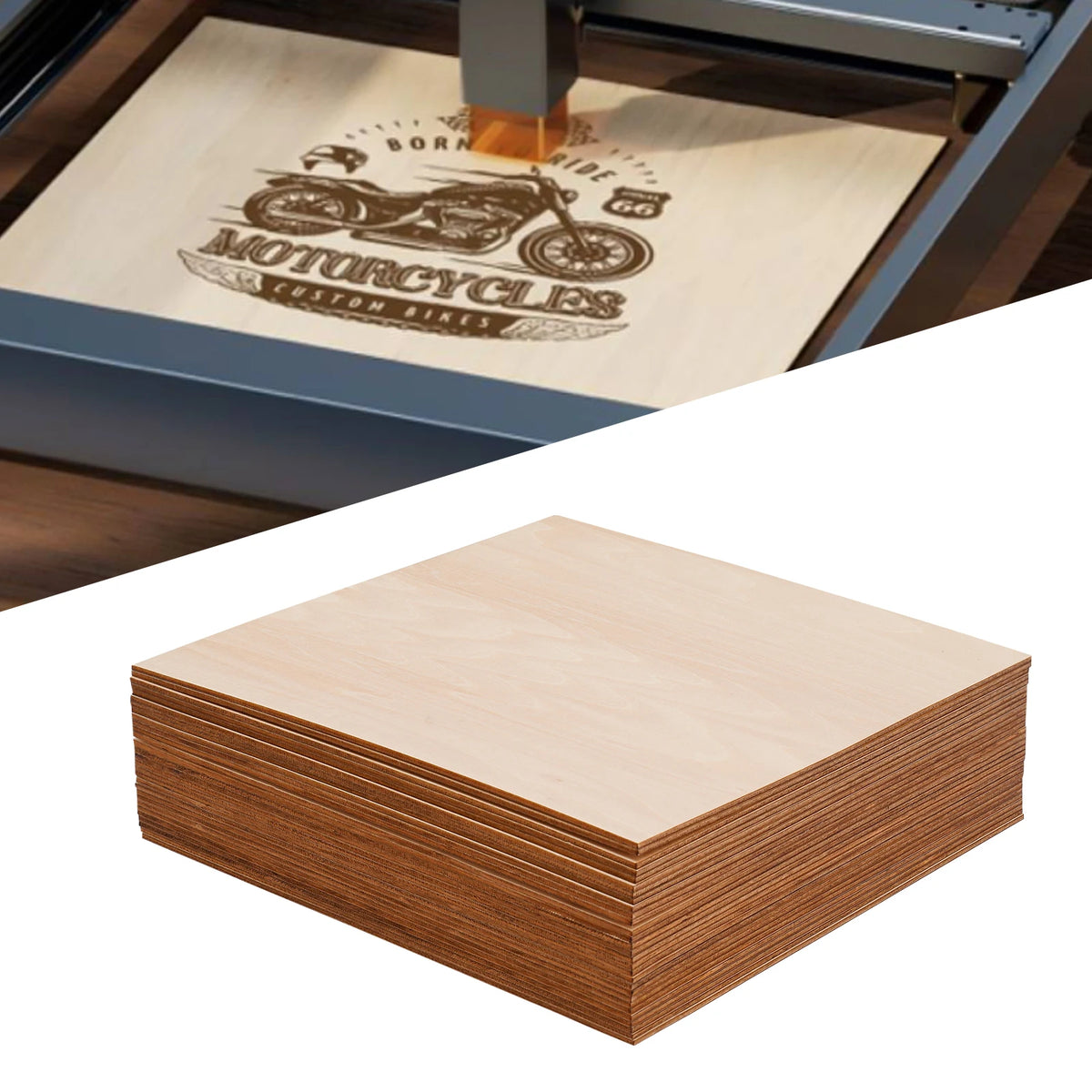Basswood Sheets for DIY Crafts, Laser Engraving and Home Decor