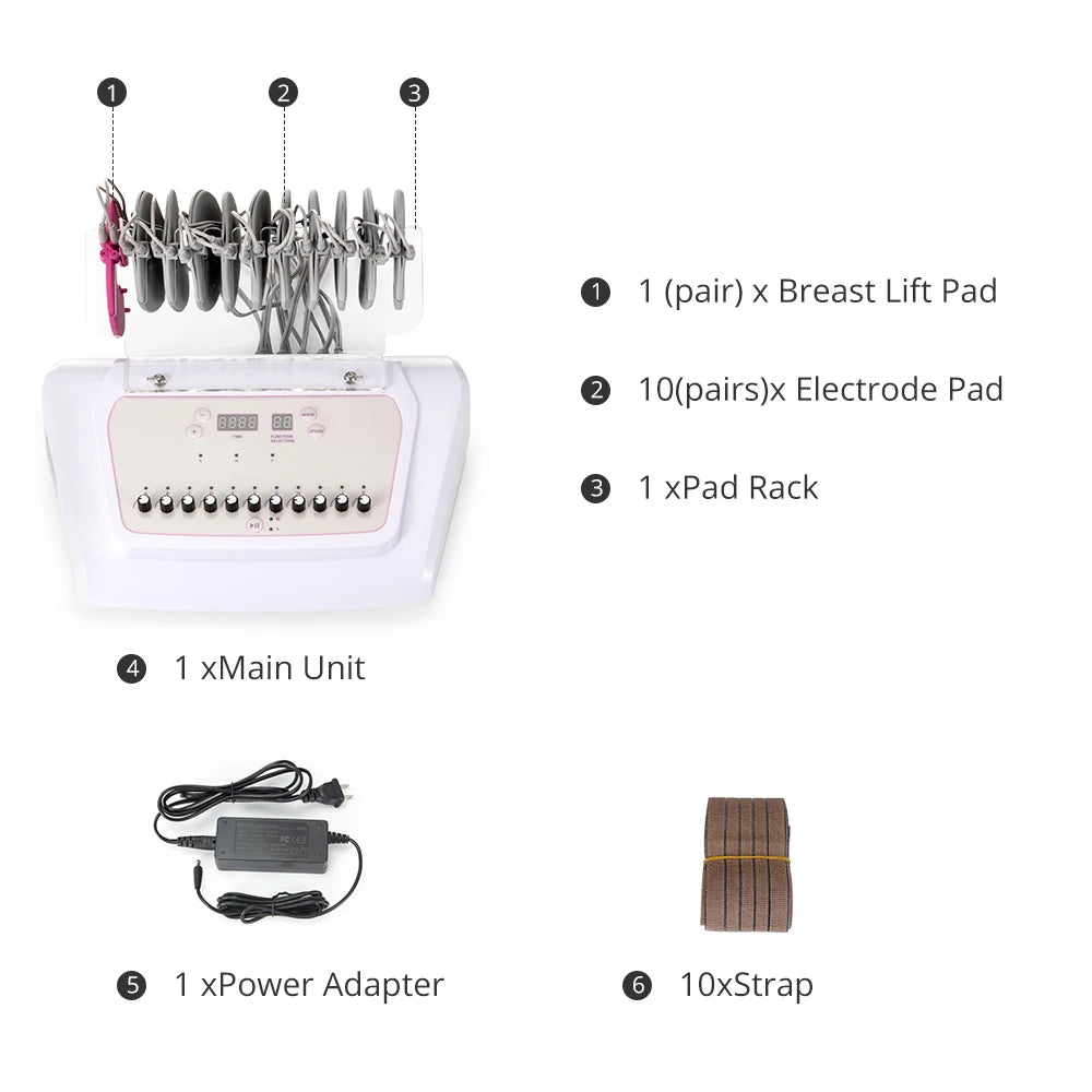 UNOISETION EMS Electromuscular Stimulation Device For Body Contouring And Relaxation