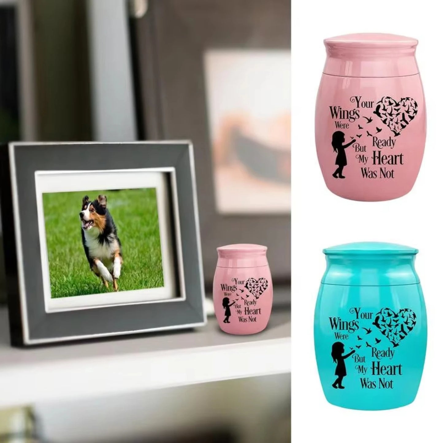 Small Pet Cremation Urn For Personalized Memorial Keepsake
