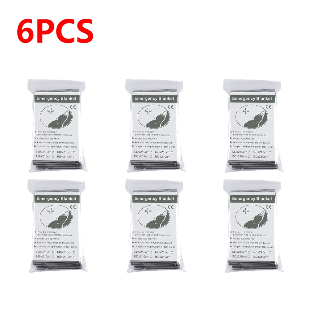 Emergency Mylar Thermal Blanket For Outdoor Camping And Hiking