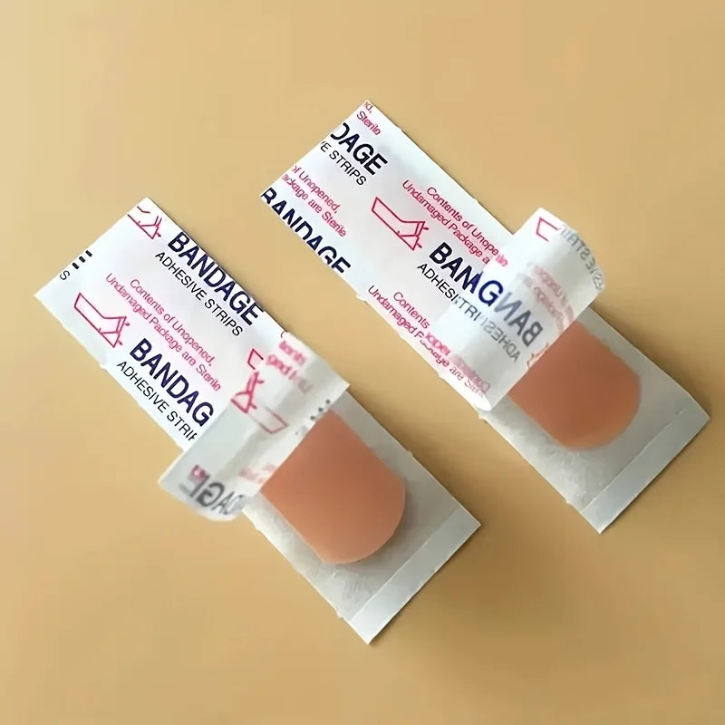 Disposable Fabric Bandages Breathable Skin Tone Plasters
