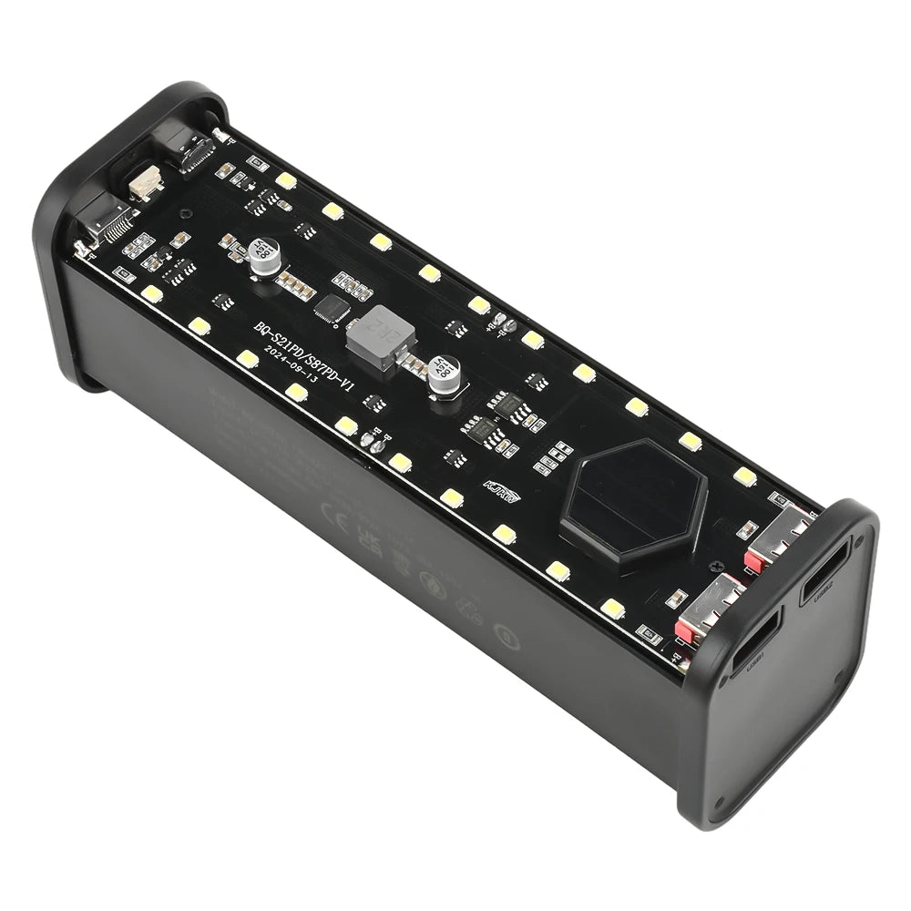 Mecha Transparent 8 Slot 21700 Battery Case Kit Type C