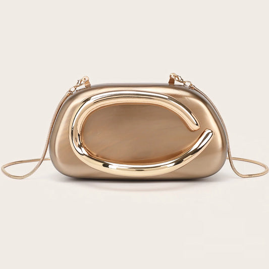 YYWCN Box Bag Metal Details Crossbody Purse