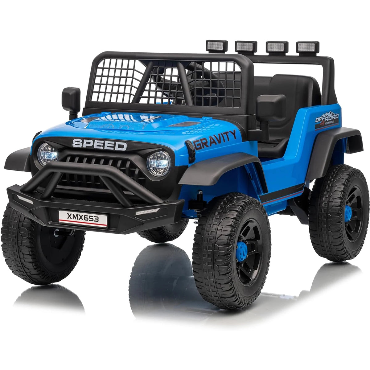 HiMISS 12V Ride On Truck Remote Control Horn LED Music