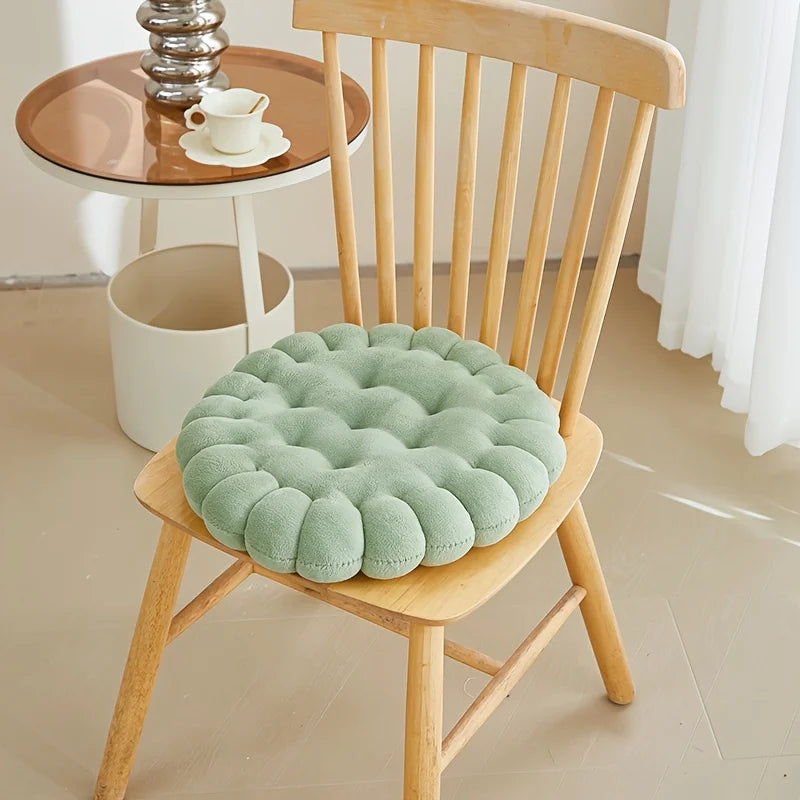 Biscuit Shape Plush Cushion Pillow For Home Or Office Use