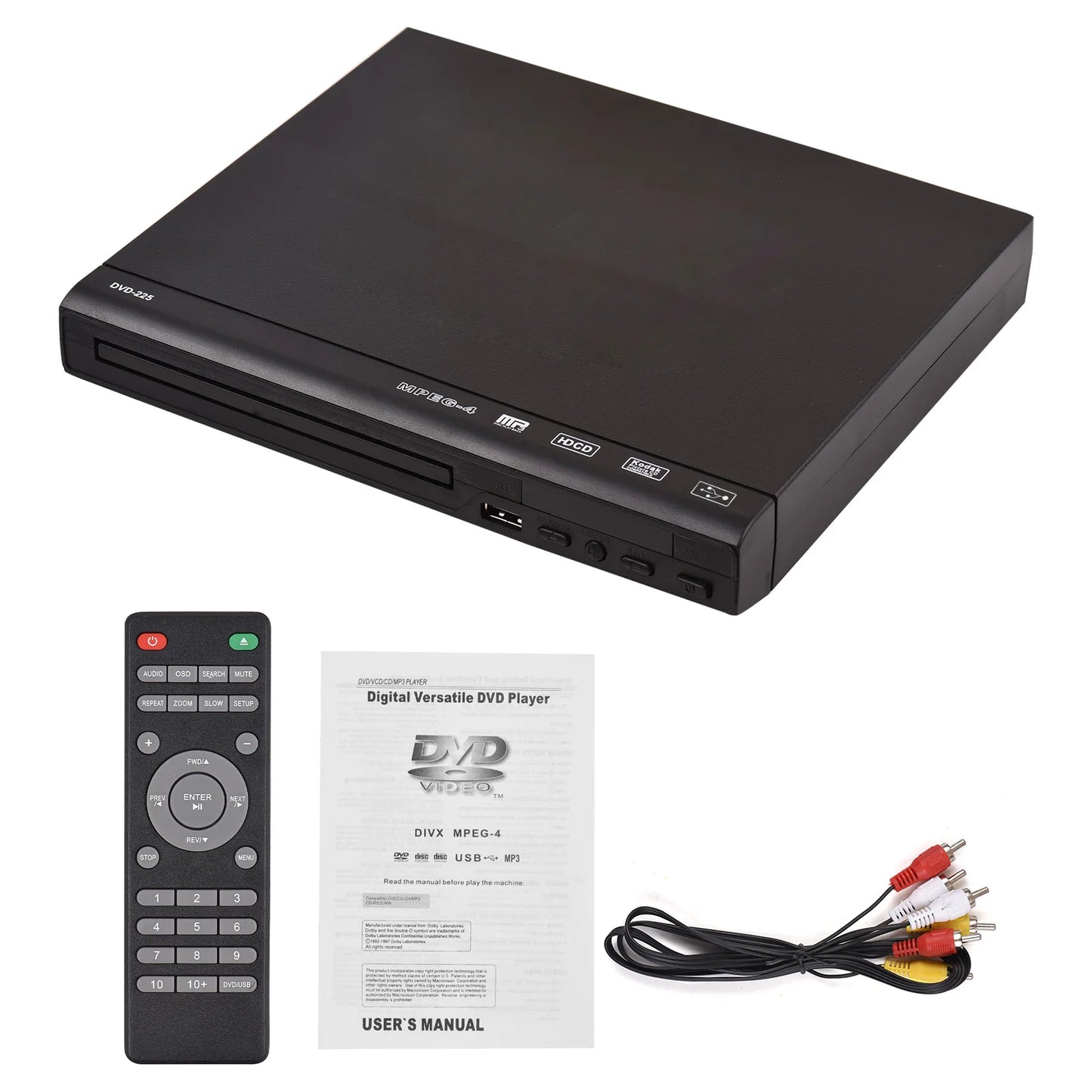 Arealer DVD 225 Home DVD Player With Remote Control