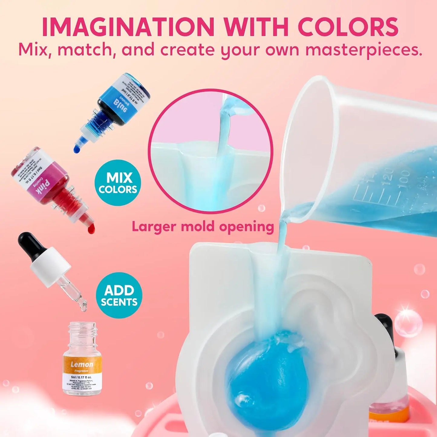 Joyfy Unicorn SoapMaking Kit For Kids Comprehensive STEMLearning ExperientialLearning