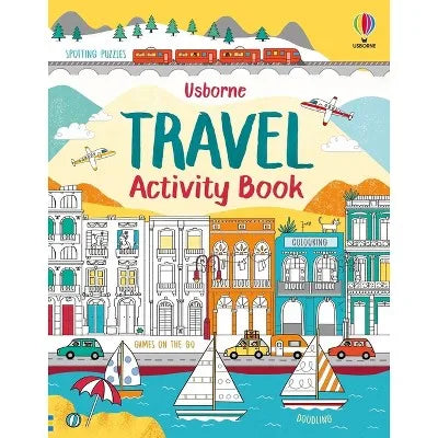 Kids Travel Activity Book With Puzzles And Games Paperback