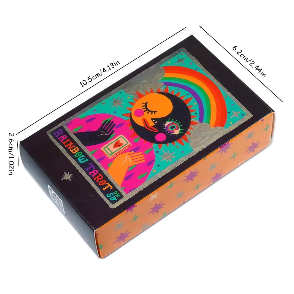 Rainbow Tarot Cards Deck for Beginners Insightful Love Life Guidance