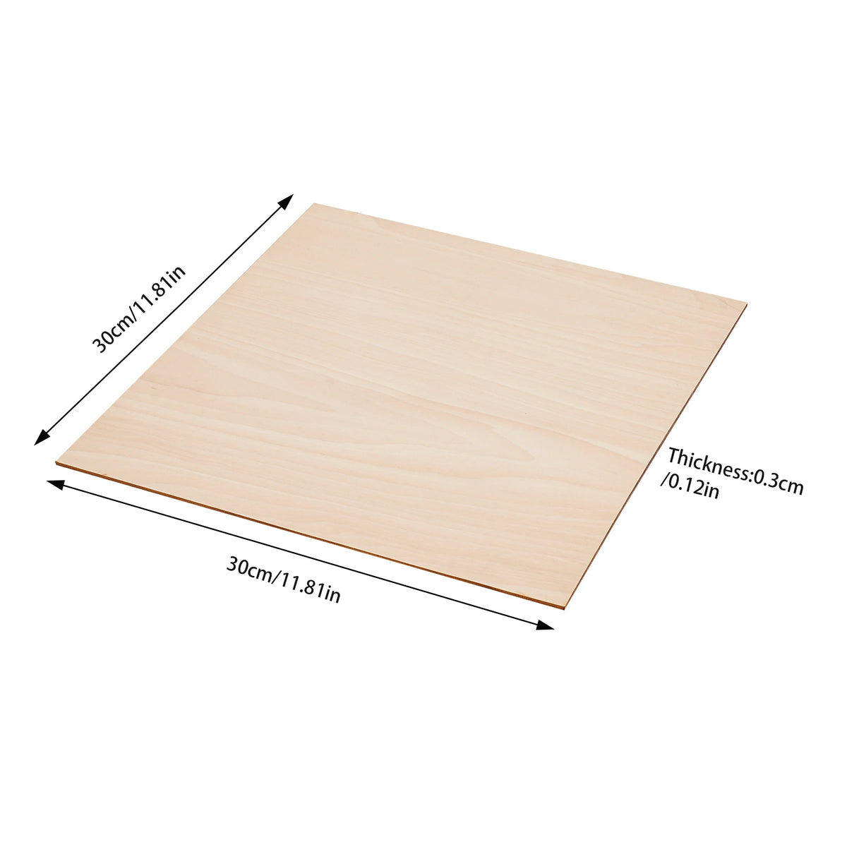 Basswood Sheets for DIY Crafts, Laser Engraving and Home Decor