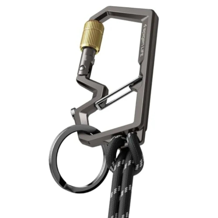Spigen Life Carabiner Key Ring Clip Bottle Opener Keychain